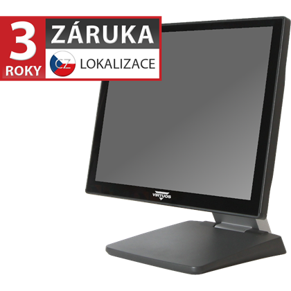 15'' LCD AerXmonitor XM-3015, dotykový, kapacitní, HDMI, VGA, USB