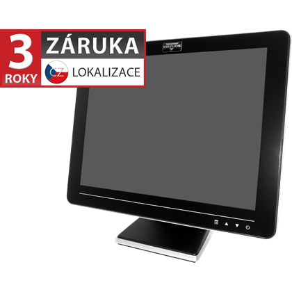 15'' LCD AerMonitor AM-1015, dotykový, kapacitní, DVI, VGA, USB