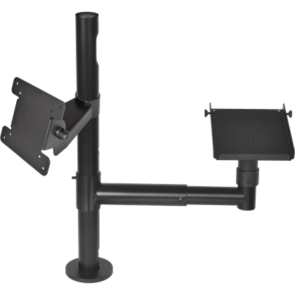 Virtuos Pole - Sestava - stojan s ramenem, držáky VESA a tiskárny