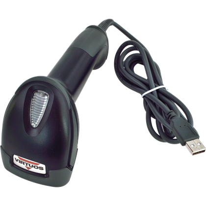 CCD čtečka Virtuos HT-310A, USB, stojánek, černá  EH02G0010 3