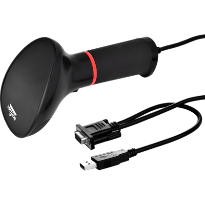 CCD 2D čtečka Virtuos HT-855A, RS-232, stojánek, černá  EHE0006 3