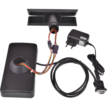 Oboustranný LCD zákaz. displej Virtuos FL-730MB 2x20, serial, černý  EJG0004 5