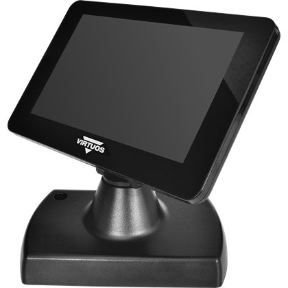 7" LCD barevný zákaznický monitor Virtuos SD700F, USB, černý  EJG1007 3