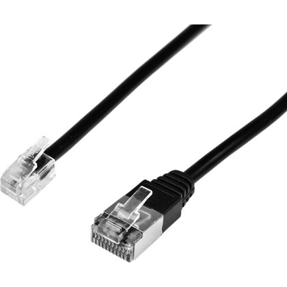 Kabel RJ10 5V pro pokl. zásuvku a pokladnu Lynx Mini, 1,1 m, černý