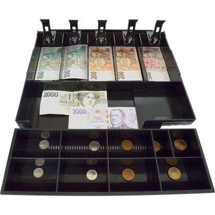 Plastový pořadač na peníze pro C410/C420/C430, plastové držáky bankovek  EKA9008 3