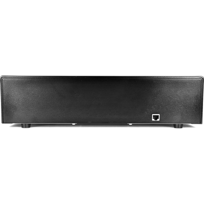 Pokladní zásuvka C430D - s kabelem, kovové držáky, nerez panel, 9-24V, černá  EKN0116 4