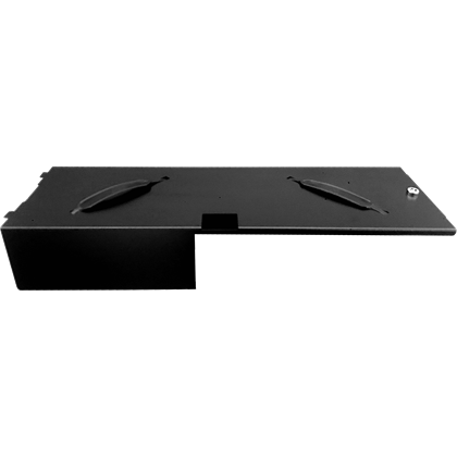 Kovový uzamykatelný kryt pro kovový pořadač (EKN9012), černý