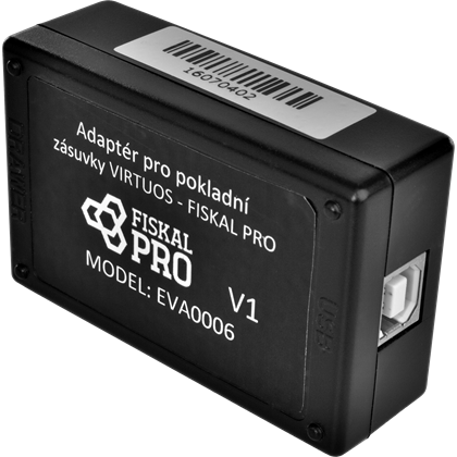 Adaptér pro pokl. zásuvky Virtuos a platební terminál FiskalPro VX520  EVA0006 3
