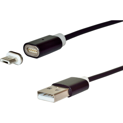Datový kabel micro USB, magnetický, nabíjecí, 1,8 m
