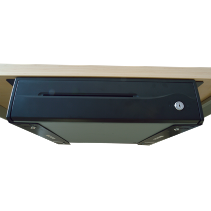 Držáky pro zavěšení pokladní zásuvky C420/C425/C430/S-410, černé  EKN9006 4